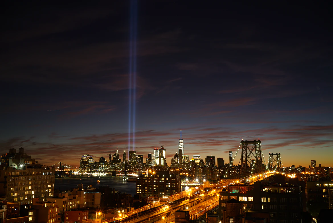 Twin towers memorial